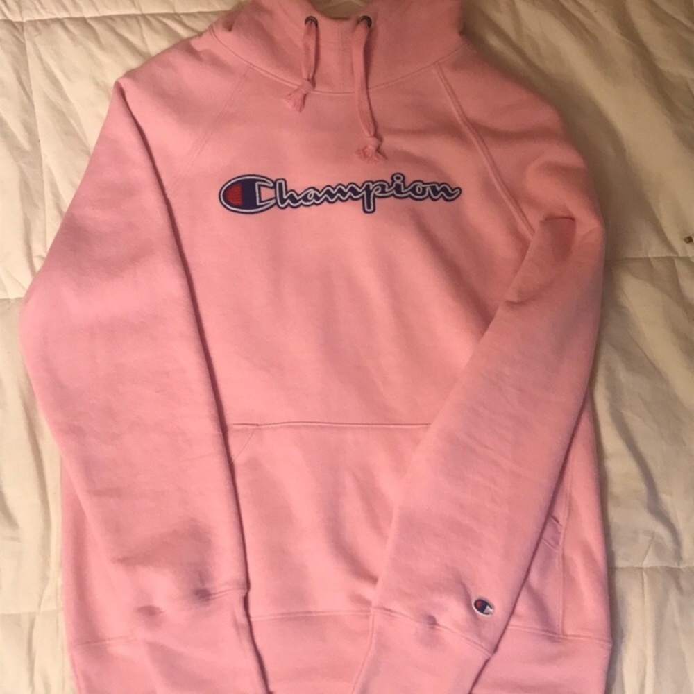 Cute pink champion hoodie!